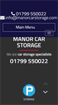 Mobile Screenshot of manorcarstorage.com